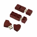 Chocolate Shaped USB Flash Drive | 8GB-64GB Custom Print Wedding Gift
