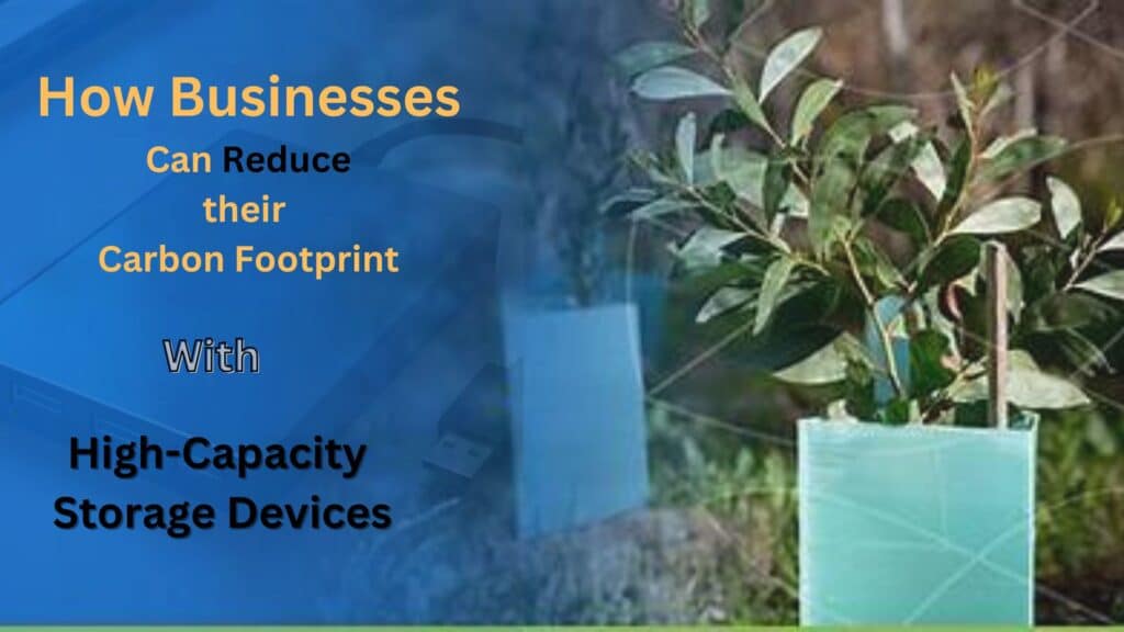 How Businesses Can Reduce Their Carbon Footprint with High-Capacity Storage Devices