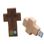 Wooden Cross USB Drive