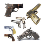 Metal Gun Flash Drive