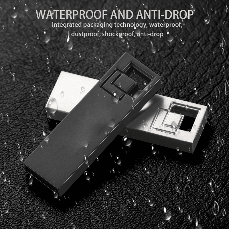 Rwigeboo Mini Chiavetta USB 3.0 Tipo-C Da 64GB – Metallica, Plug-and-Play, Per Auto, PC, Smartphone, Audio Portatile