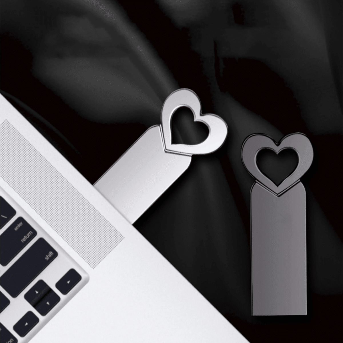 Metal Heart Model USB
