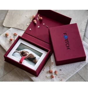 Linen Photo Box