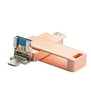 Flash Drive Multi Function Mobile Phone USB Swivel Metal USB