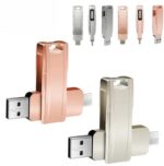 Swivel Metal USB Flash Drive USB Pen Memory/USB Flash Disk Type-C