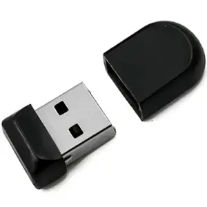 Mini U Disk Wholesale OEM Black Plastic USB Bulk Flash Drive for Promotion