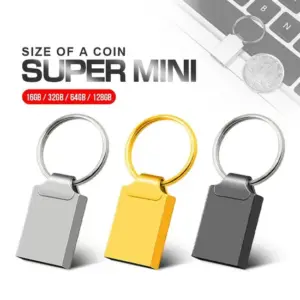 Wholesale Custom Logo Waterproof Mini Metal USB Memory Stick
