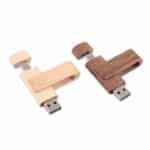 USB+Type C Wholesale Wooden OTG Usb Flash Memory