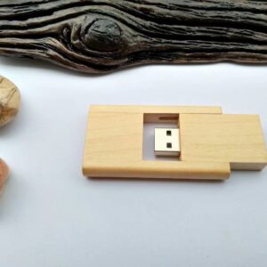Book Style Flash Drive Wooden U Disk Unique Design USB