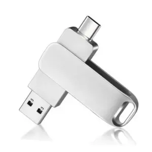 Original USB 3.0 Type-C Flash Drive Metal Flash Drive Swivel USB