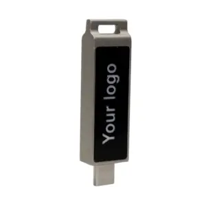 Type-C Light Emitting USB Flash Drive Metal USB Pen Drive For Sale