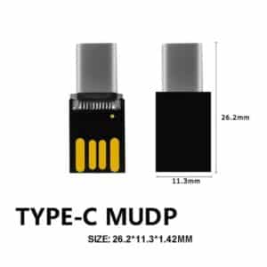 MUDP Memory Chips Multi Capacity 2.0 Type-C DIY Pen Drive USB Disk