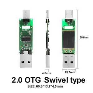 Flash Drive Multi Capacity USB 2.0 OTG 32GB PCBA Memory Chip USB
