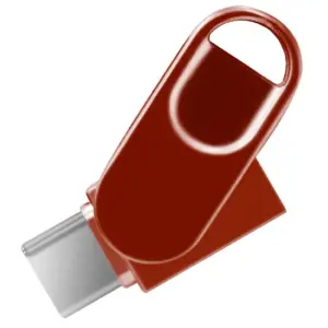 Multicolour Metal Swivel Type-C USB 2.0 3.0 Flash Drive USB Drive