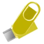 Portable Type-C USB 2.0 3.0 Flash Drive Multicolour Metal Swivel USB