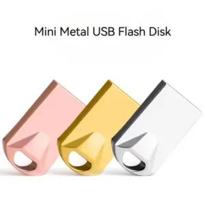Logo Printing Mini Metal USB Flash Drive Stick Pendrive 32GB 64GB