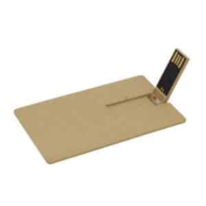 Portable Large Storage Space USB Wooden Material Card Style Chips with Driver
