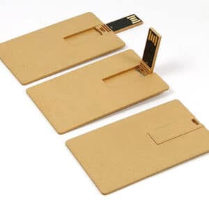 Chips with Driver Large Storage Space USB Wooden Material Card Style