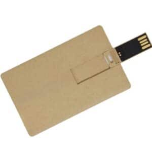 Large Storage Space USB Wooden Material Card Style Chips with Driver