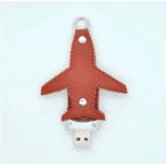 Elegent Leather Airplane Shape Usb