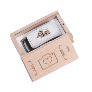 Leather U Disk Corporate Gift Set