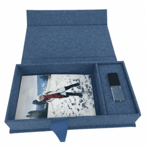 Linen USB Gift Box