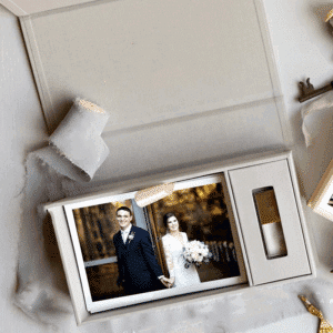 Custom Velvet USB Photo Box