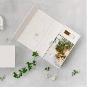 Linen USB Gift Box