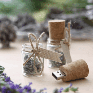 Lovely Wooden Glass Drifting Bottle