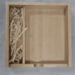 Engraved USB Box Wood Memory with Acrylic Lid
