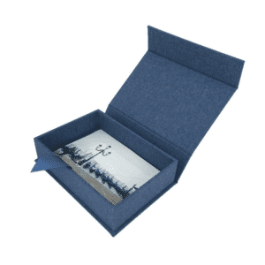 High Quality Photography Photo Gift Box Linen Photos Album Box