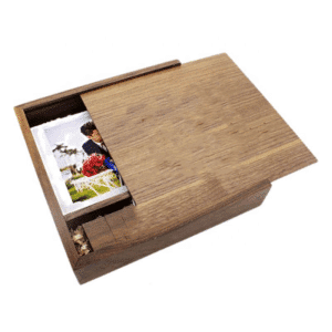 Best Wood USB Memory Box Acrylic Lid Flash Drive Engraved Gift Box