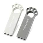 White Silver Metal Mini USB