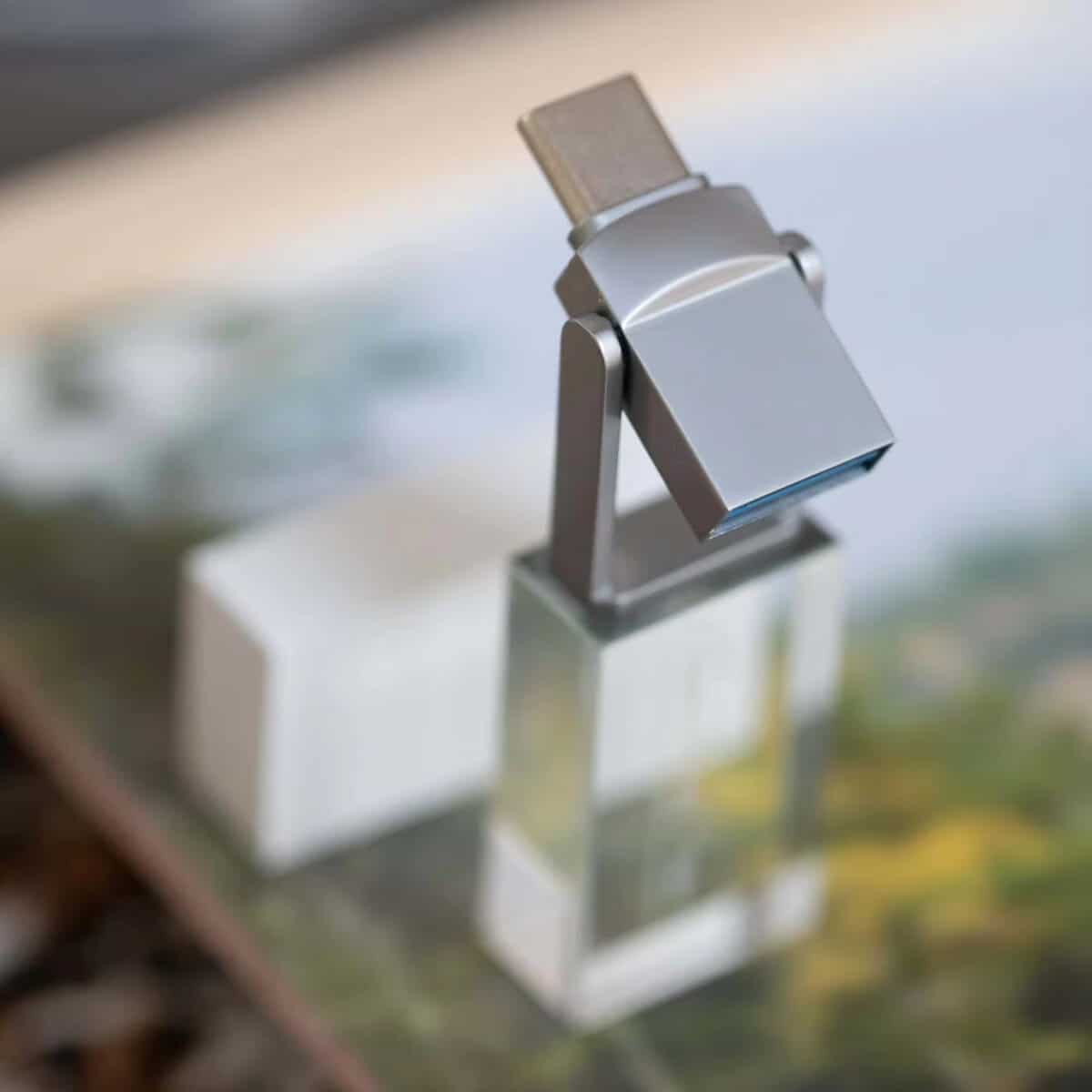 Type-C Kristall Crystal Transparent USB