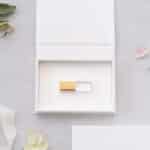 Golden Rose Glass Pendrive