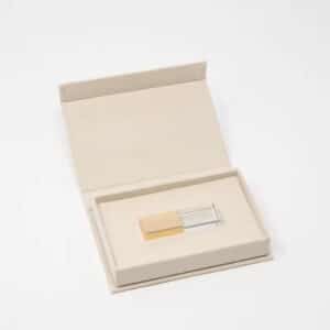 Custom Luxury Linen USB Box