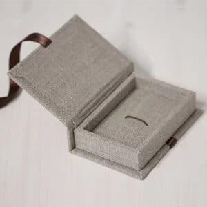 Luxury OEM Linen USB Crystal USB Stick