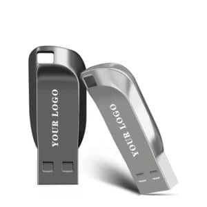 Rotate Crystal Metal USB Custom Logo