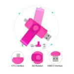Customizable Friendly Swivel USB Stick