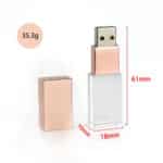 Glowing Custom Usb Flash Drive