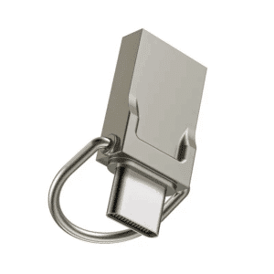 Wholesale Mini Metal C-Shaped Rotating USB Flash Drive