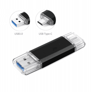 2-in-1 Dual USB-C Flash Drive