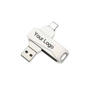 Rotating Dual USB-C Flash Drive