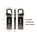 Custom Metal USB 3.0 Flash Drive with Keychain