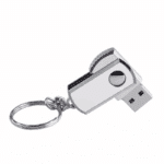 Hot-Selling Mini Rotating Flash Drive with Keychain
