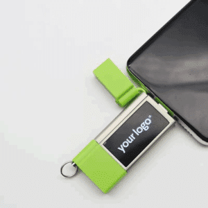 Laser Flash Drives Laser logo green Flashdisk