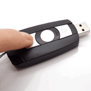 Custom Car Logo USB Key Shaped Flash Drive