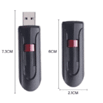 Customized logo plastic push pull USB