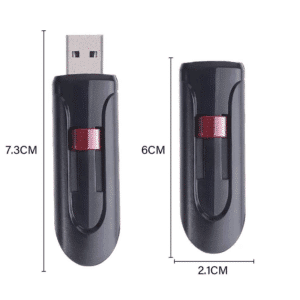 Customized logo plastic push pull USB
