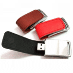 Custom Logo Leather USB Flash Drive